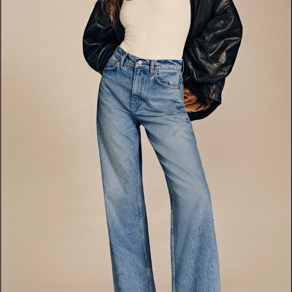 Reformation Cary wide leg jeans